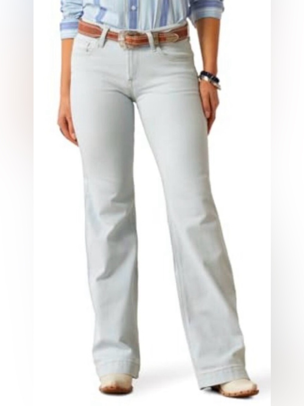 Ariat Women's Perfect Rise Jordyn Trouser Jeans Ice 10058916